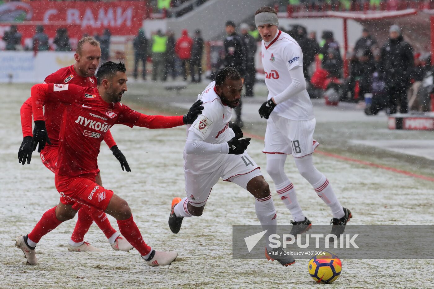 Russian Football Premier League. Lokomotiv vs. Spartak
