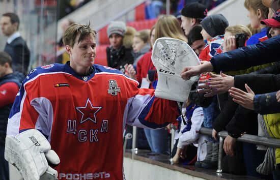 Kontinental Hockey League. CSKA vs. Spartak