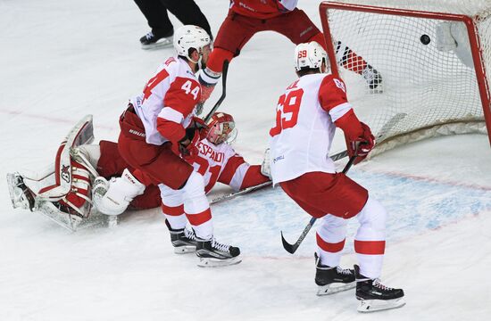 Kontinental Hockey League. CSKA vs. Spartak