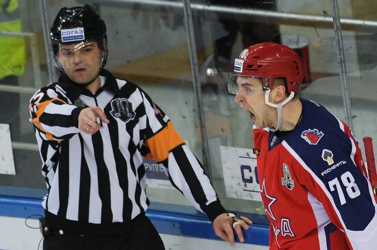 Kontinental Hockey League. CSKA vs. Spartak