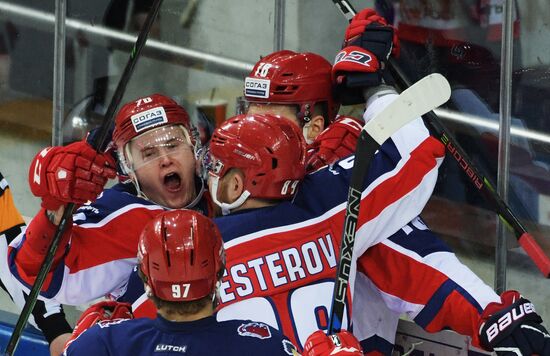 Kontinental Hockey League. CSKA vs. Spartak