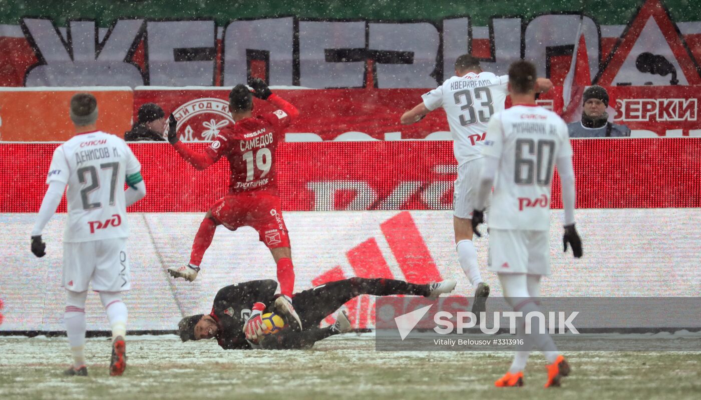 Russian Football Premier League. Lokomotiv vs. Spartak