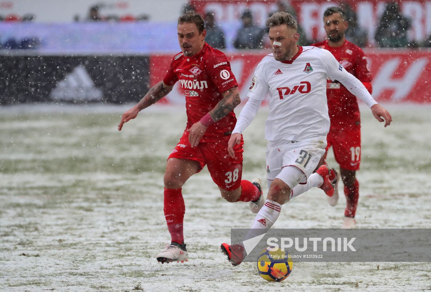 Russian Football Premier League. Lokomotiv vs. Spartak