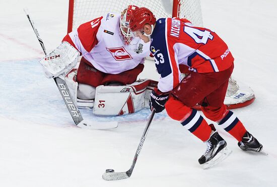 Kontinental Hockey League. CSKA vs. Spartak