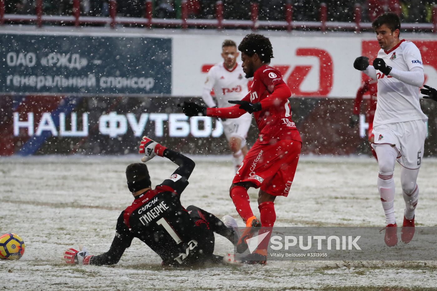 Russian Football Premier League. Lokomotiv vs. Spartak