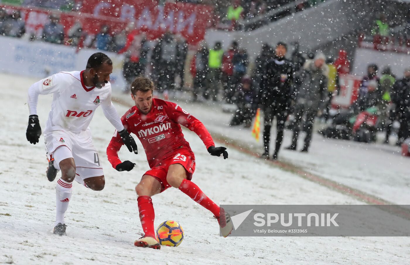 Russian Football Premier League. Lokomotiv vs. Spartak