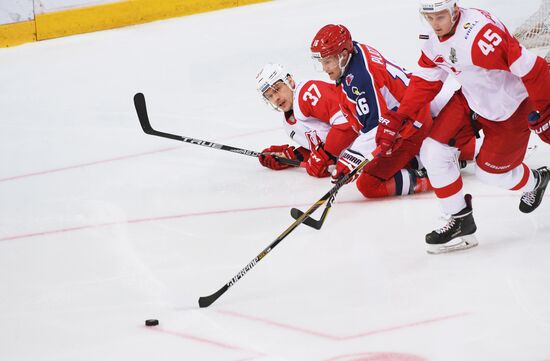 Kontinental Hockey League. CSKA vs. Spartak