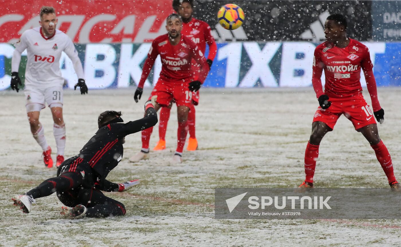 Russian Football Premier League. Lokomotiv vs. Spartak