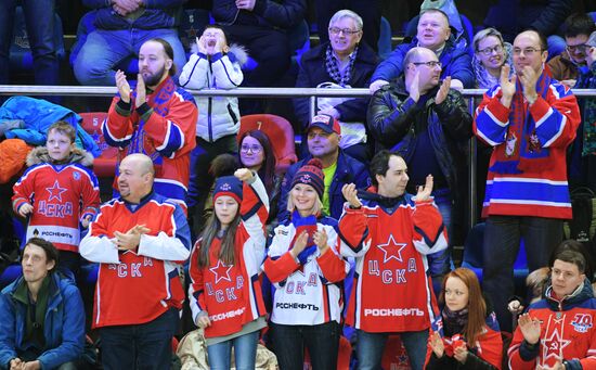 Kontinental Hockey League. CSKA vs. Spartak