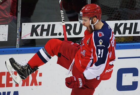 Kontinental Hockey League. CSKA vs. Spartak