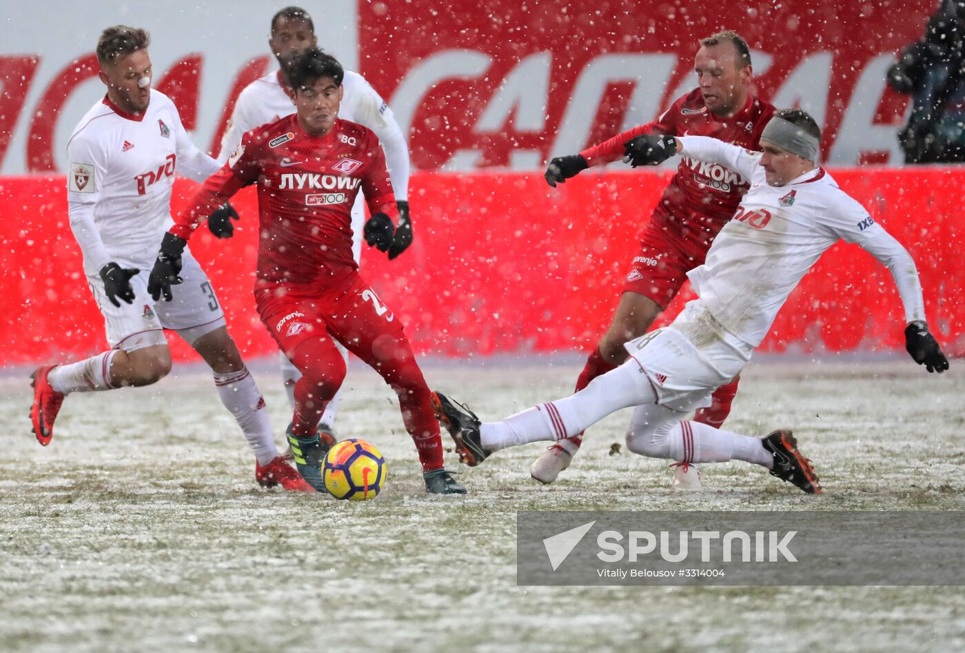 Russian Football Premier League. Lokomotiv vs. Spartak