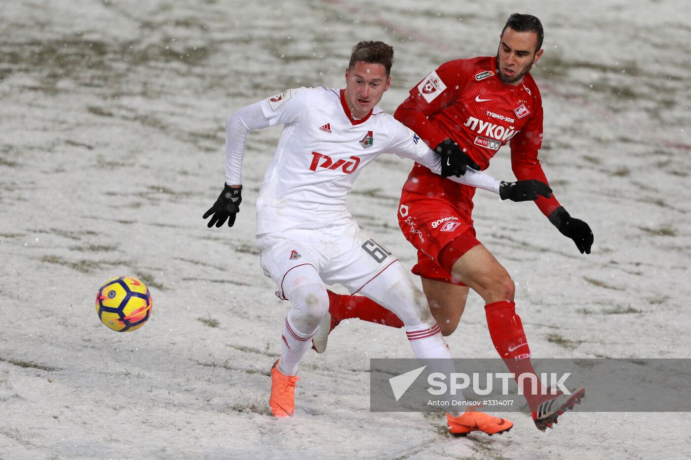 Russian Football Premier League. Lokomotiv vs. Spartak