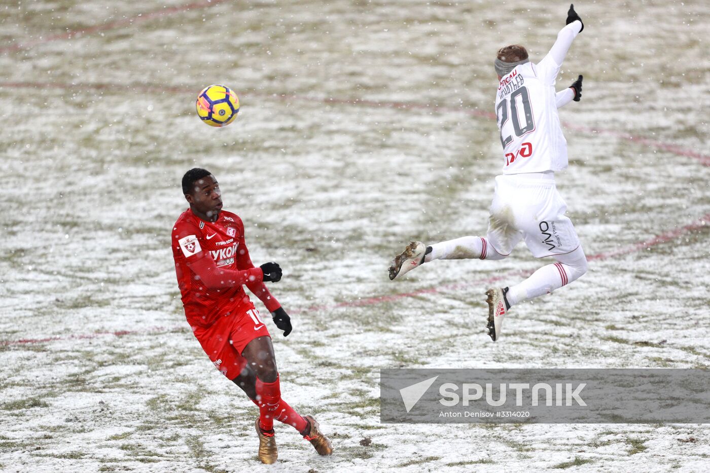 Russian Football Premier League. Lokomotiv vs. Spartak