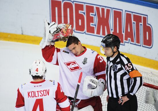 Kontinental Hockey League. CSKA vs. Spartak