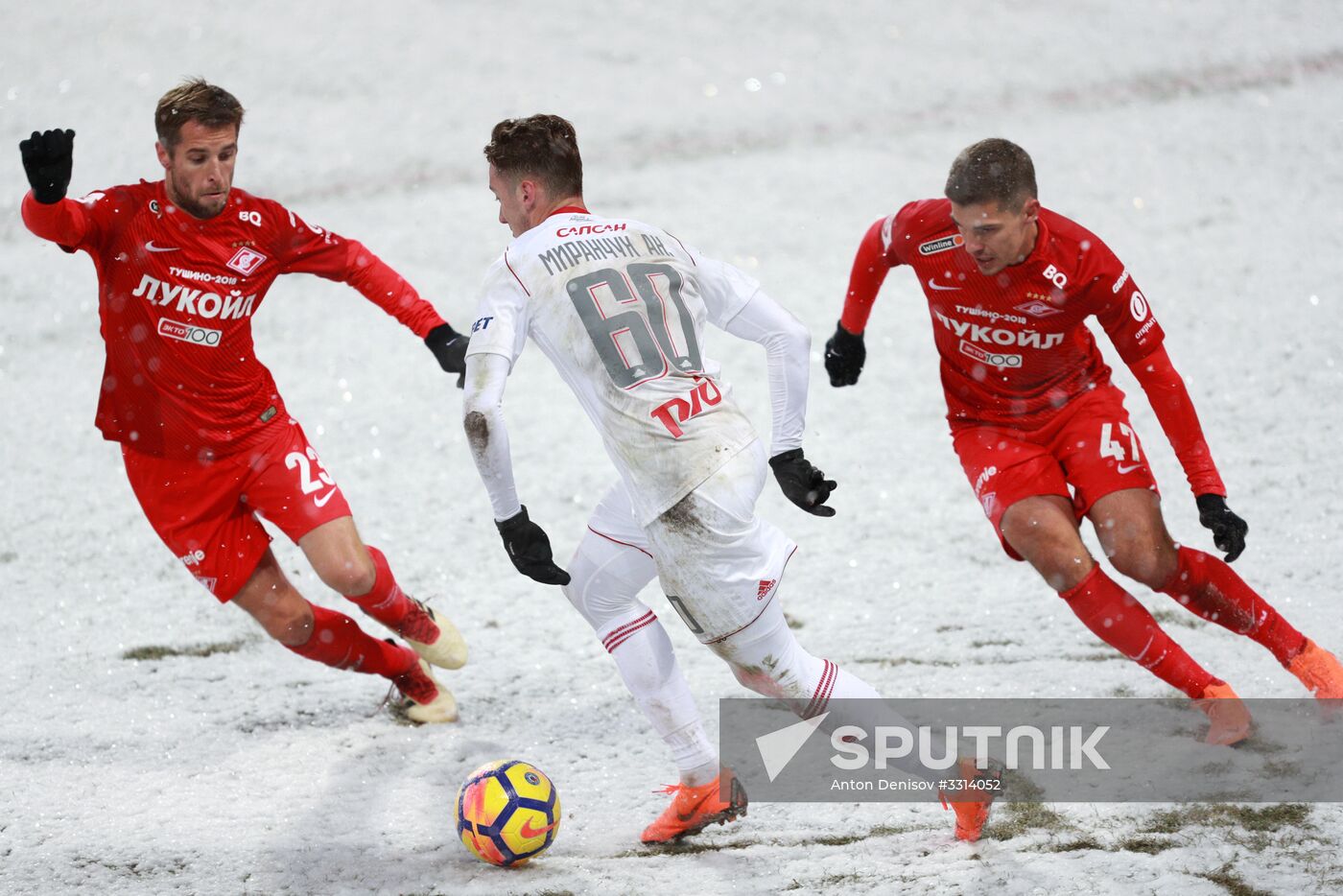 Russian Football Premier League. Lokomotiv vs. Spartak