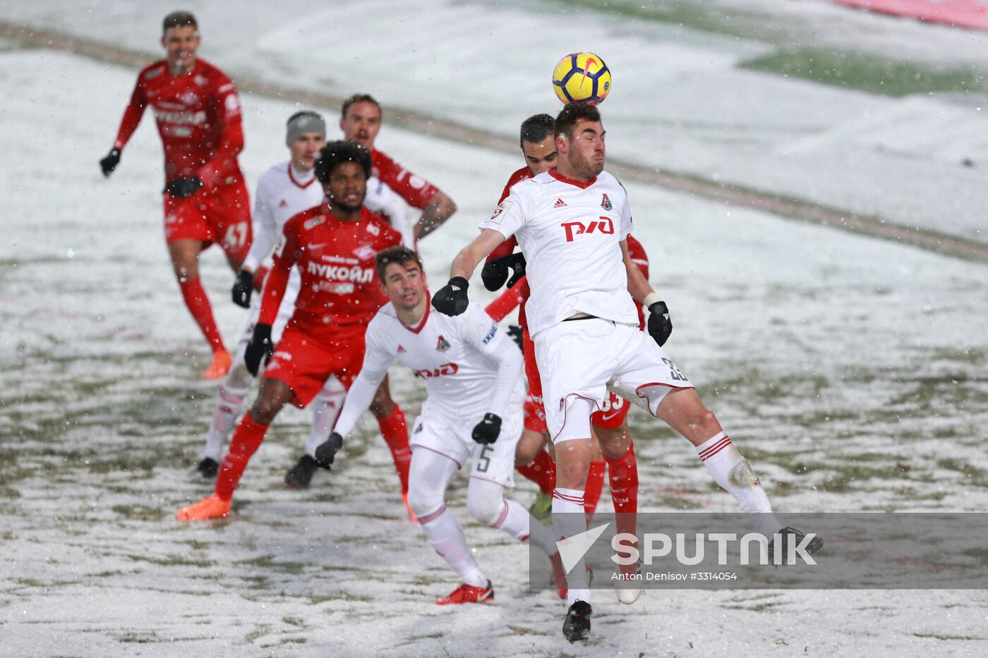 Russian Football Premier League. Lokomotiv vs. Spartak