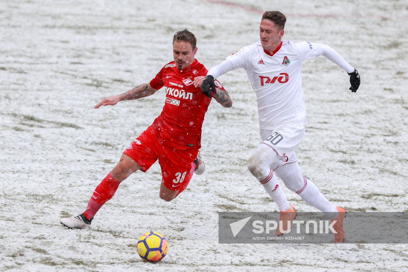 Russian Football Premier League. Lokomotiv vs. Spartak