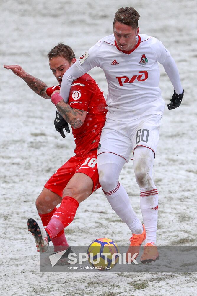 Russian Football Premier League. Lokomotiv vs. Spartak