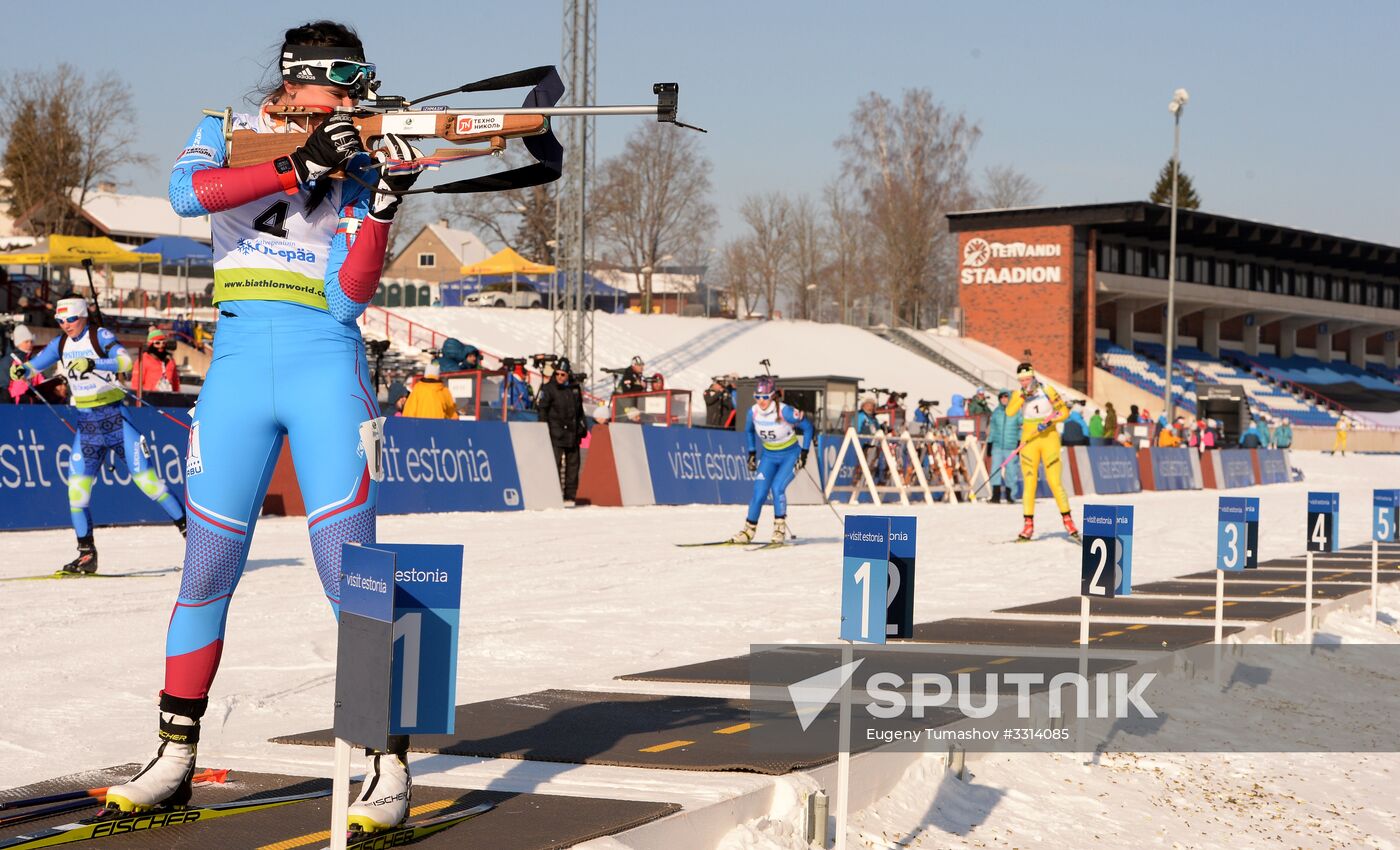 2018 Biathlon Youth and Junior World Championships. Pursuit. Youth women