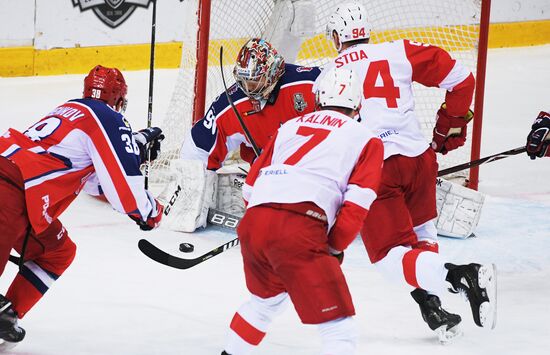 Kontinental Hockey League. CSKA vs. Spartak