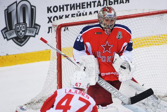 Kontinental Hockey League. CSKA vs. Spartak