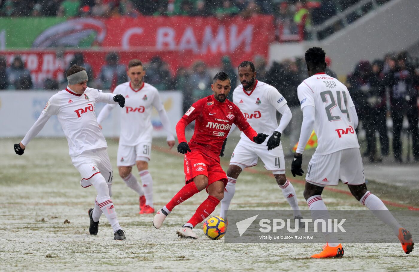 Russian Football Premier League. Lokomotiv vs. Spartak