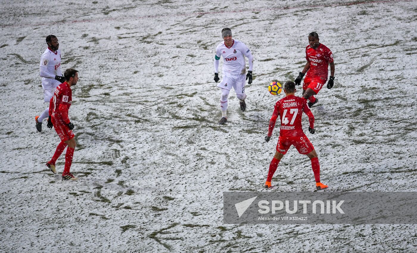 Russian Football Premier League. Lokomotiv vs. Spartak
