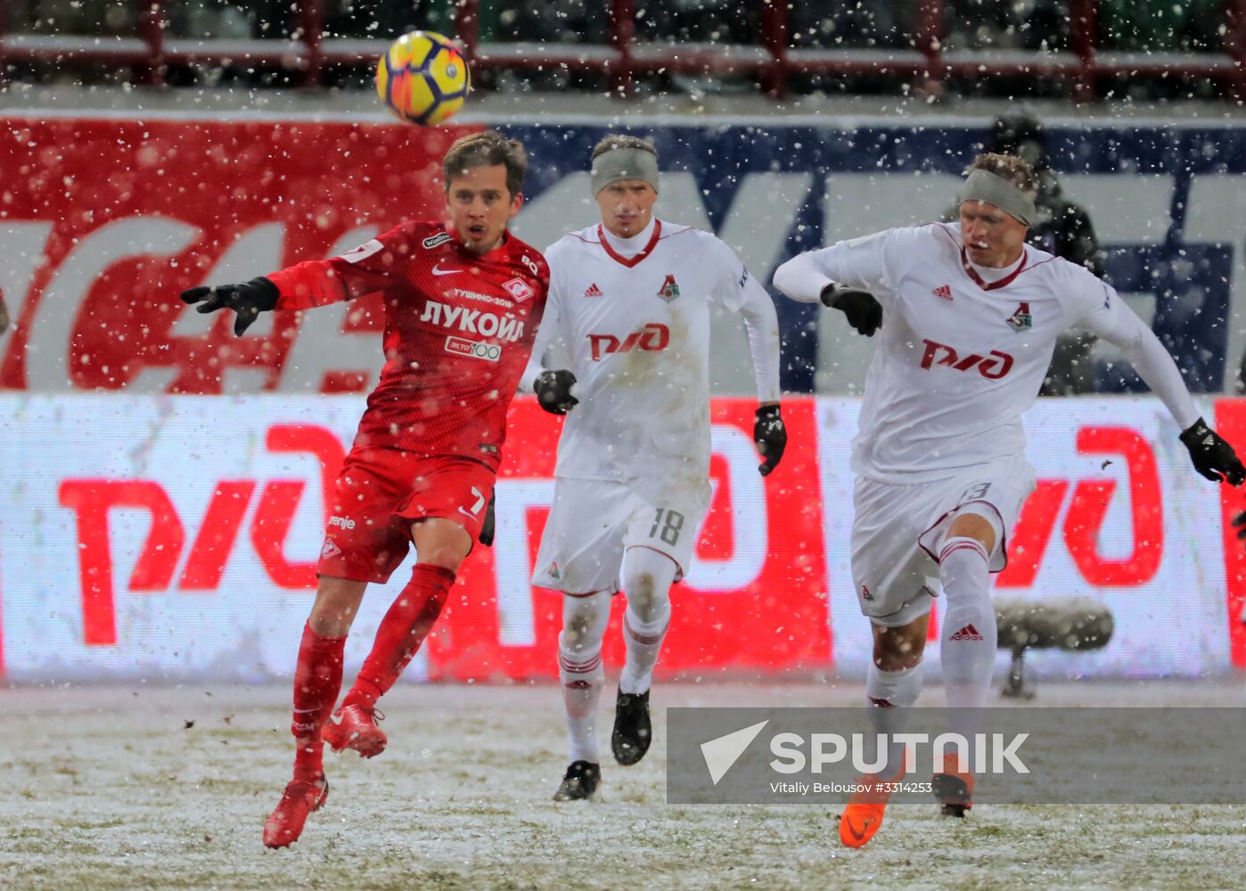 Russian Football Premier League. Lokomotiv vs. Spartak