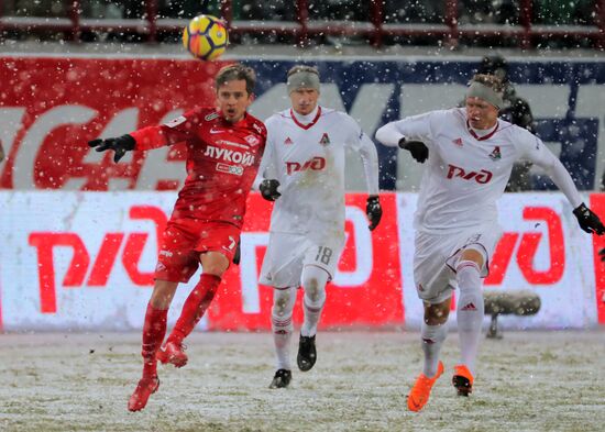 Russian Football Premier League. Lokomotiv vs. Spartak