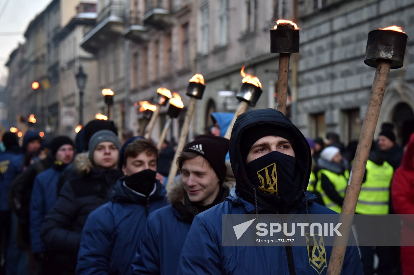 Nationalists march in Lviv