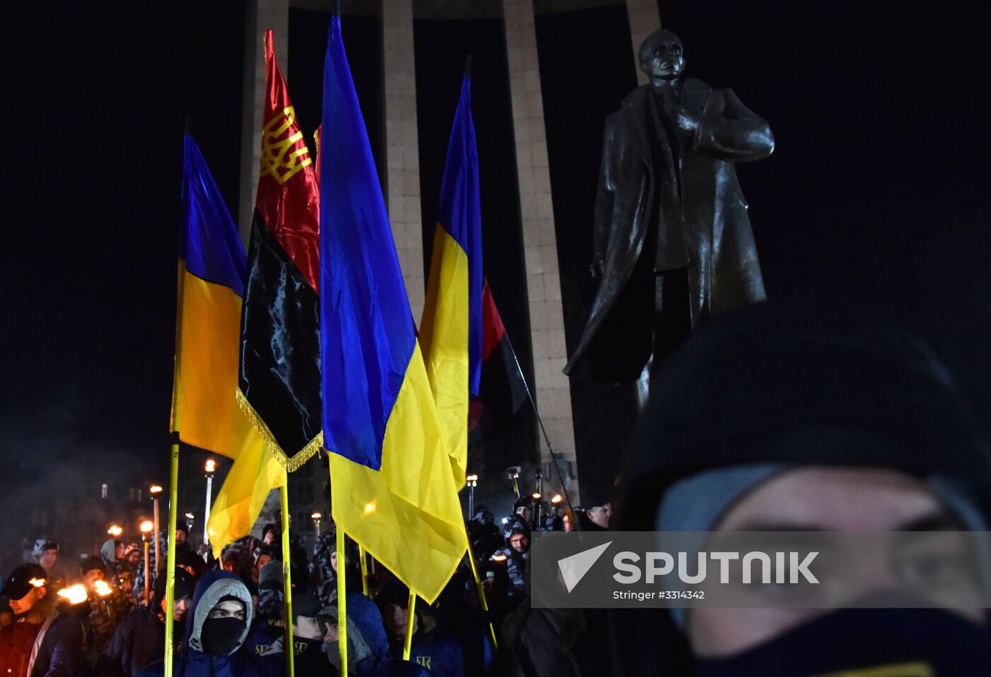 Nationalists march in Lviv