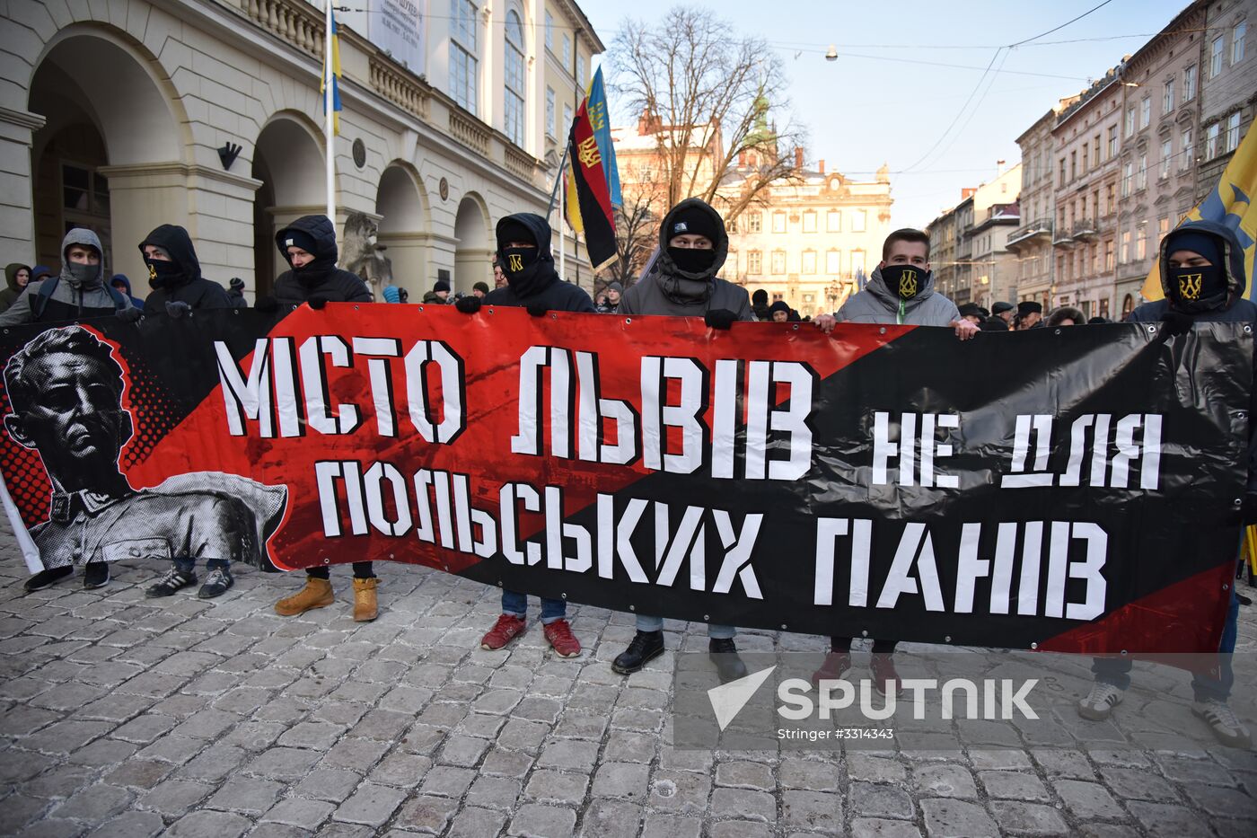 Nationalists march in Lviv