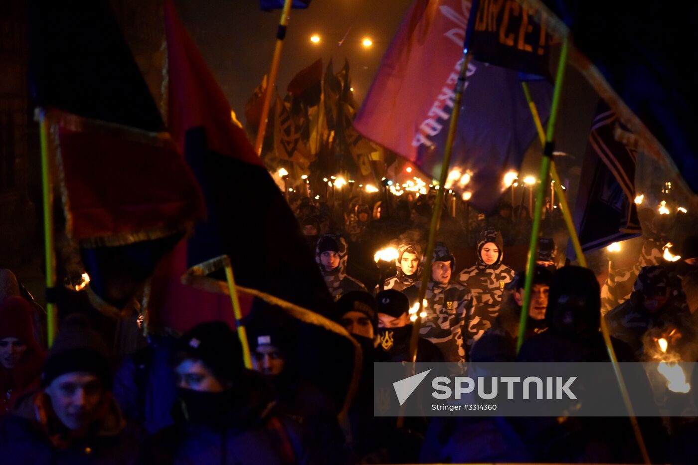 Nationalists march in Lviv