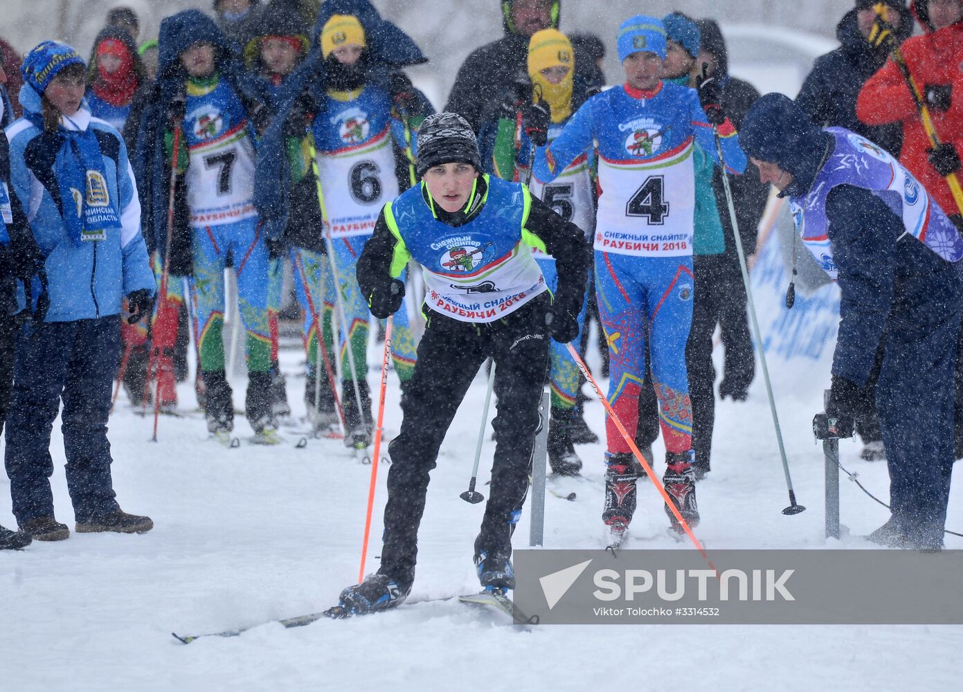 Children's biathlon competitions in Belarus