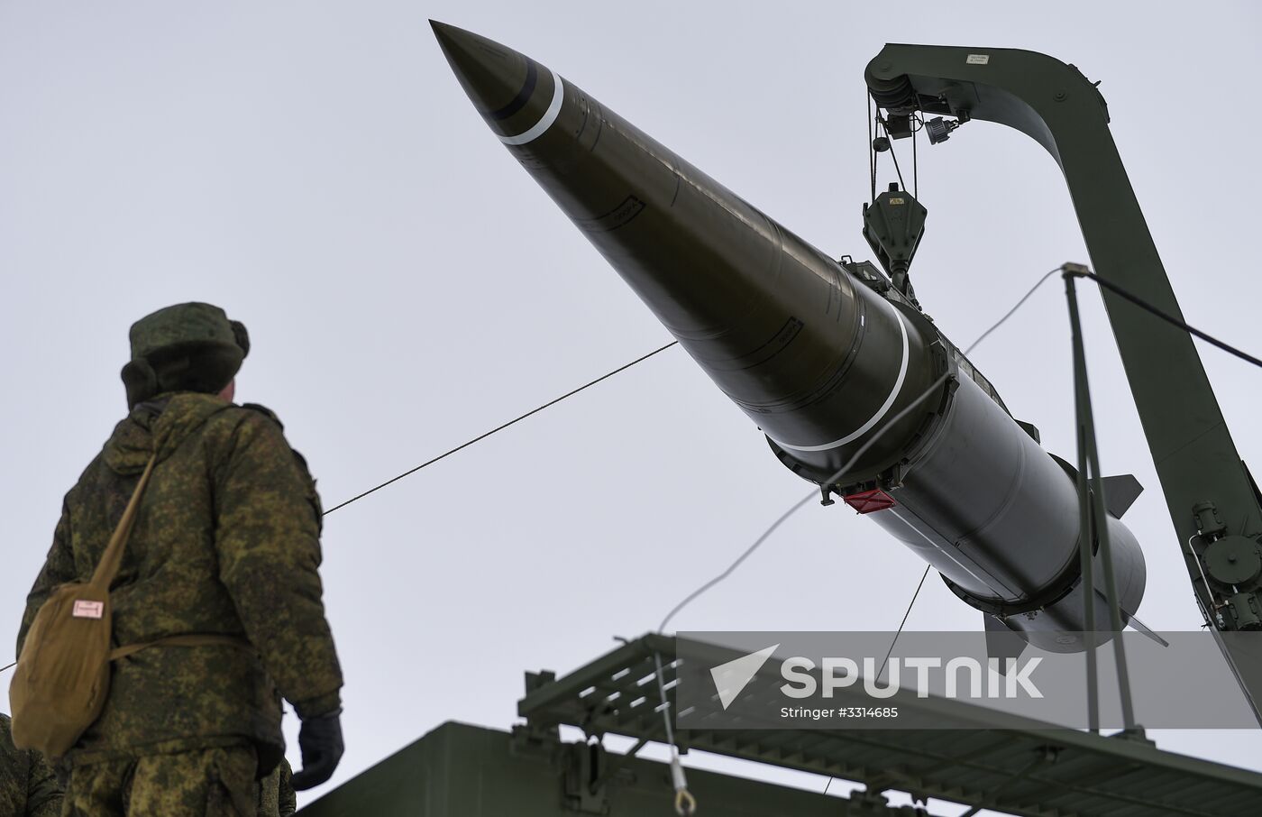 Iskander-M missile system launched at Kapustin Yar range