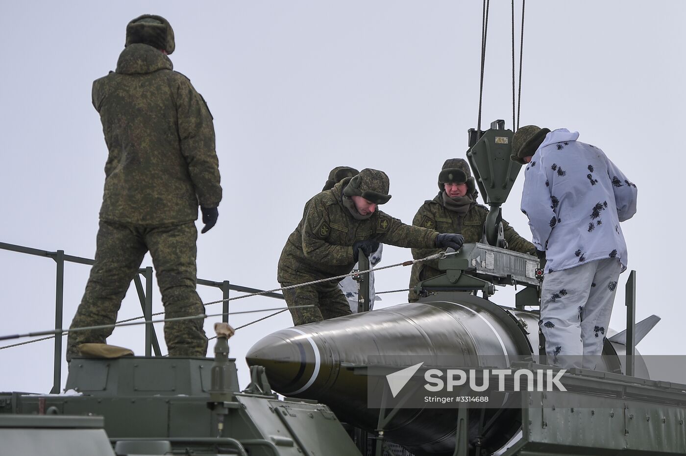 Iskander-M missile system launched at Kapustin Yar range