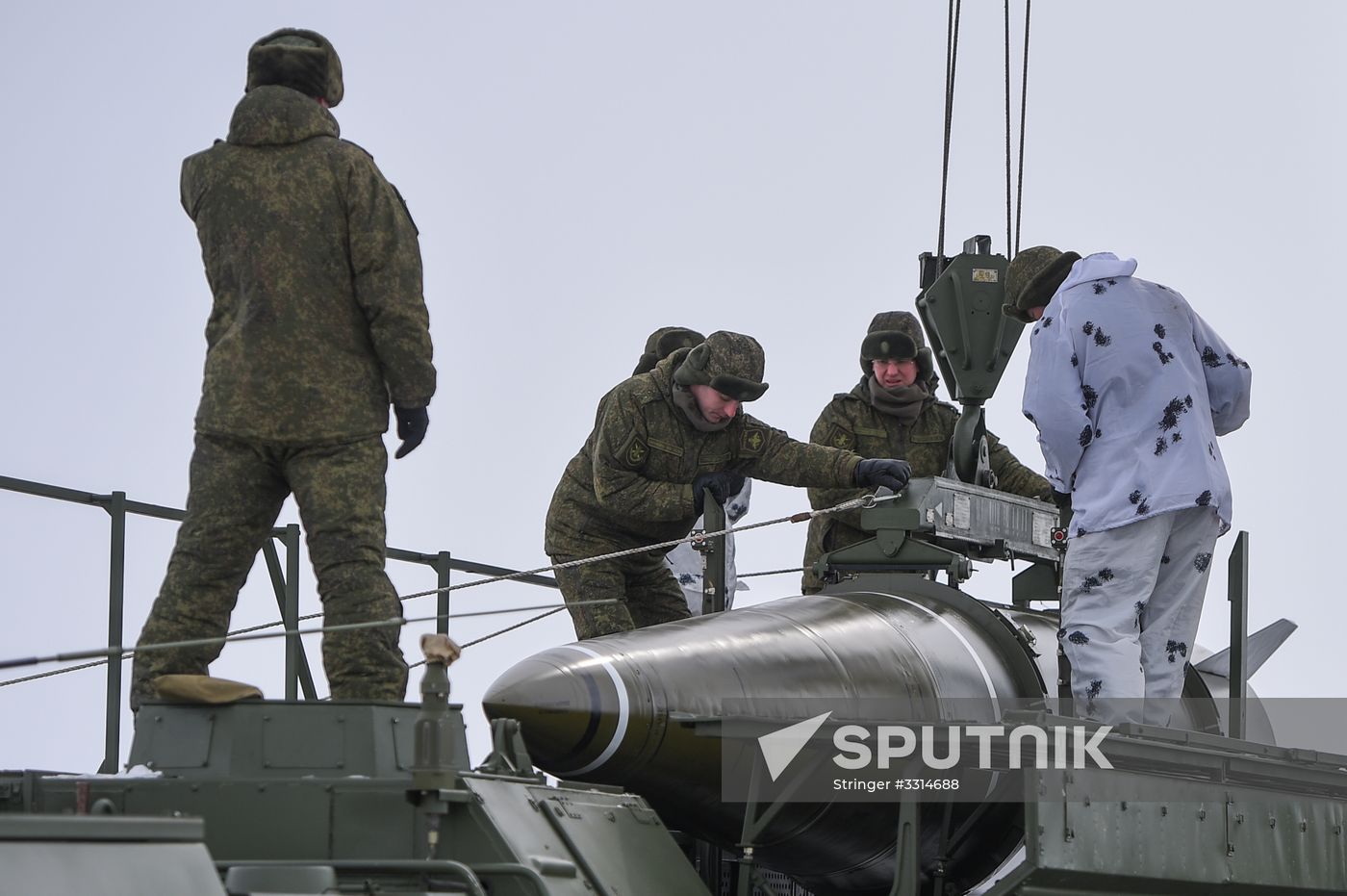 Iskander-M missile system launched at Kapustin Yar range