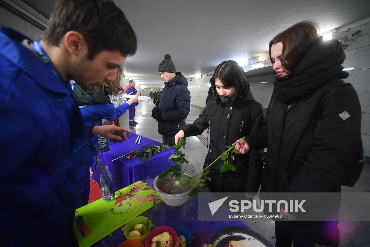 Moscow Metro hosts Freeze Flowers, Melt Hearts project