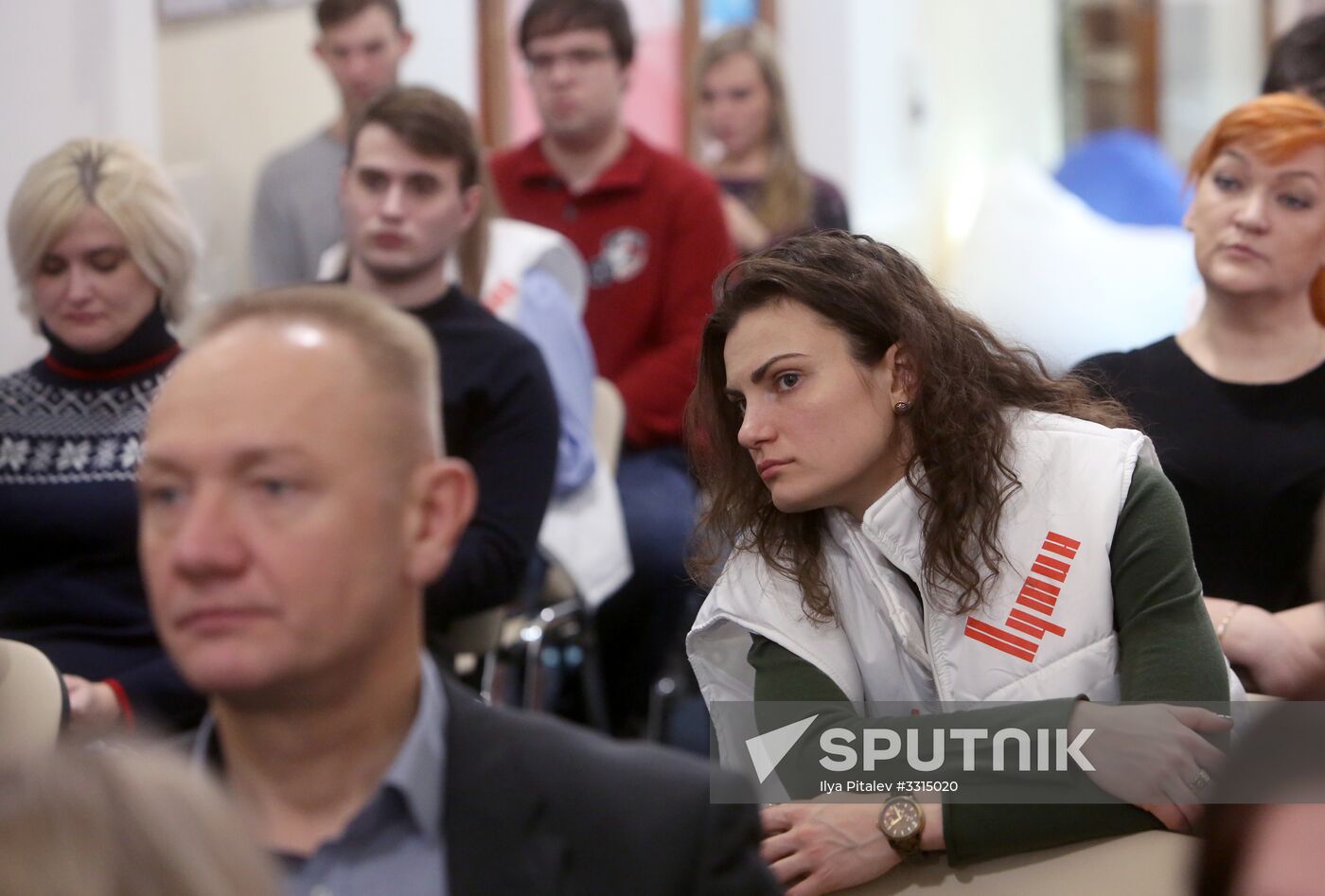 Coaching election monitors at Vladimir Putin's campaign headquarters