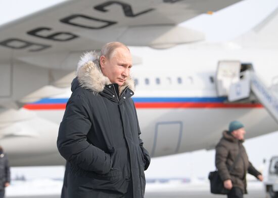 Russian President Vladimir Putin's working visit to Sverdlovsk Region