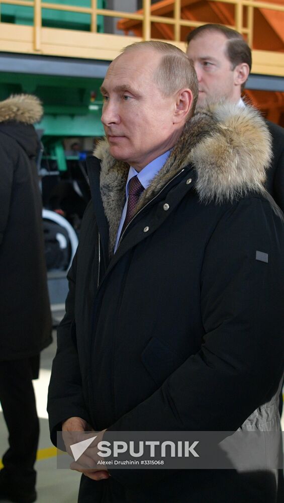 Russian President Vladimir Putin's working visit to Sverdlovsk Region