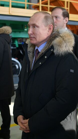 Russian President Vladimir Putin's working visit to Sverdlovsk Region