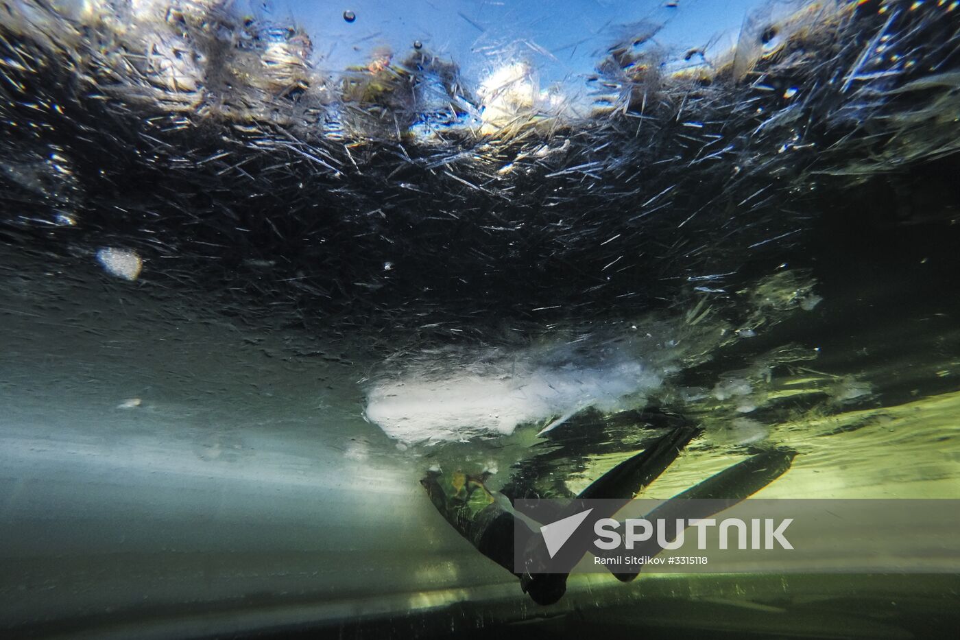 Divers of National Guard's special task force unit in combat training