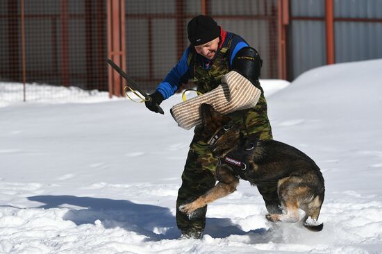 Interior Ministry's dog training center in Moscow