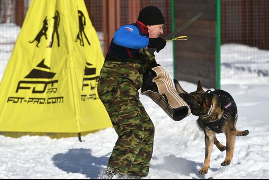 Interior Ministry's dog training center in Moscow