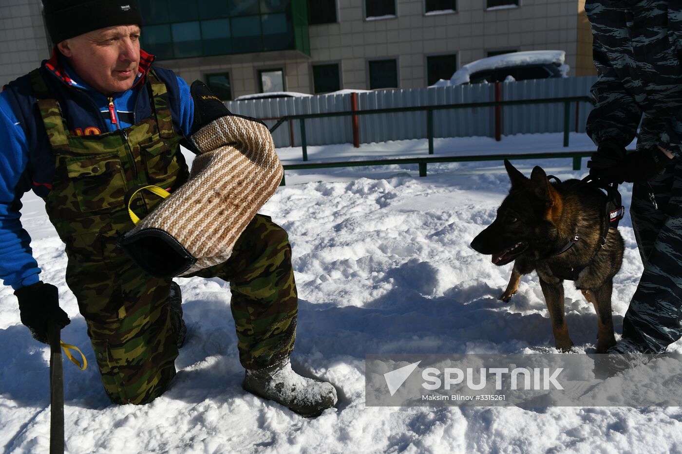 Interior Ministry's dog training center in Moscow