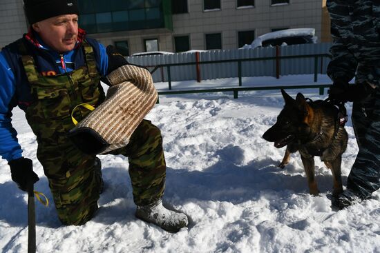 Interior Ministry's dog training center in Moscow