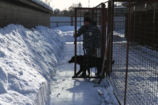 Interior Ministry's dog training center in Moscow