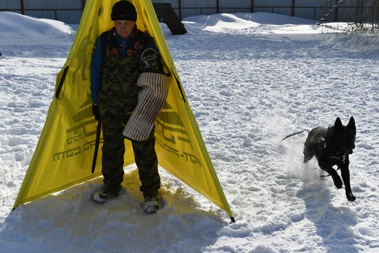 Interior Ministry's dog training center in Moscow