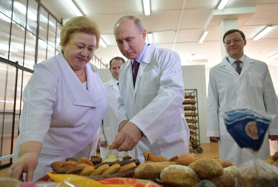 President Vladimir Putin's working visit to Samara Region